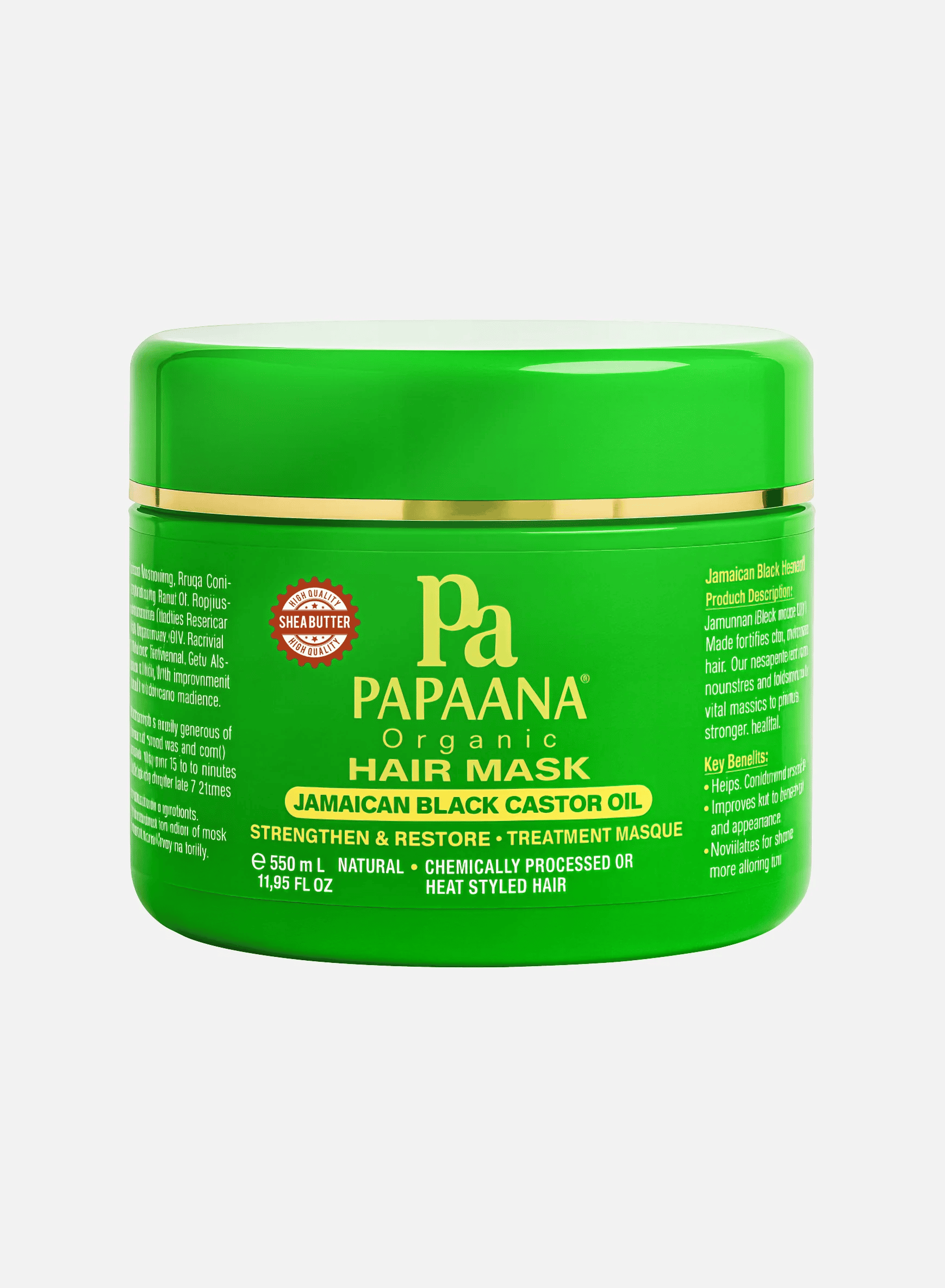 مجموعة قوة زيت الخروع الأسود الجامايكي