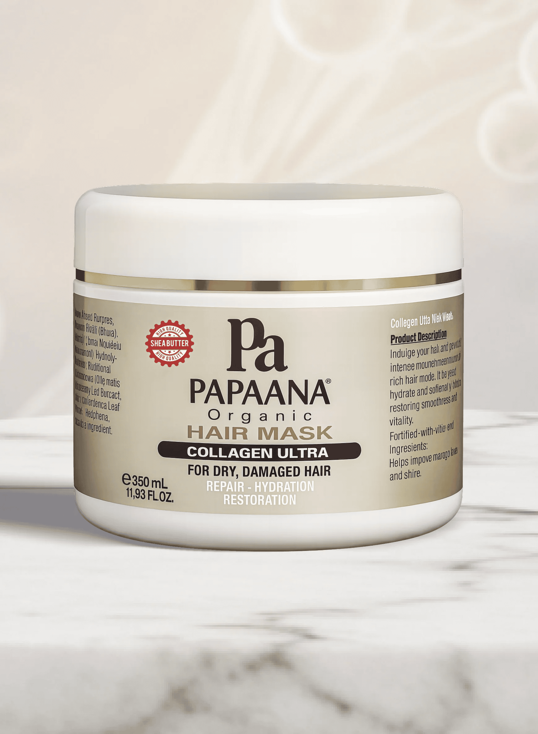 Papaana Collagen Ultra Hair Mask for organic deep repair